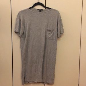 FOREVER 21 GREY T-SHIRT DRESS